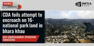 CDA demolishes boundary wall on national park land in Bhara Kahu Islamabad