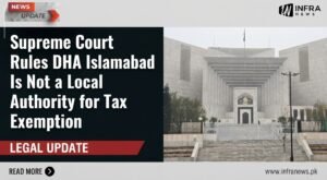 Supreme Court building in Islamabad related to DHA Islamabad tax exemption case