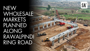 Rawalpindi Ring Road corridor with industrial development, wholesale market planning and improved commercial road connections.