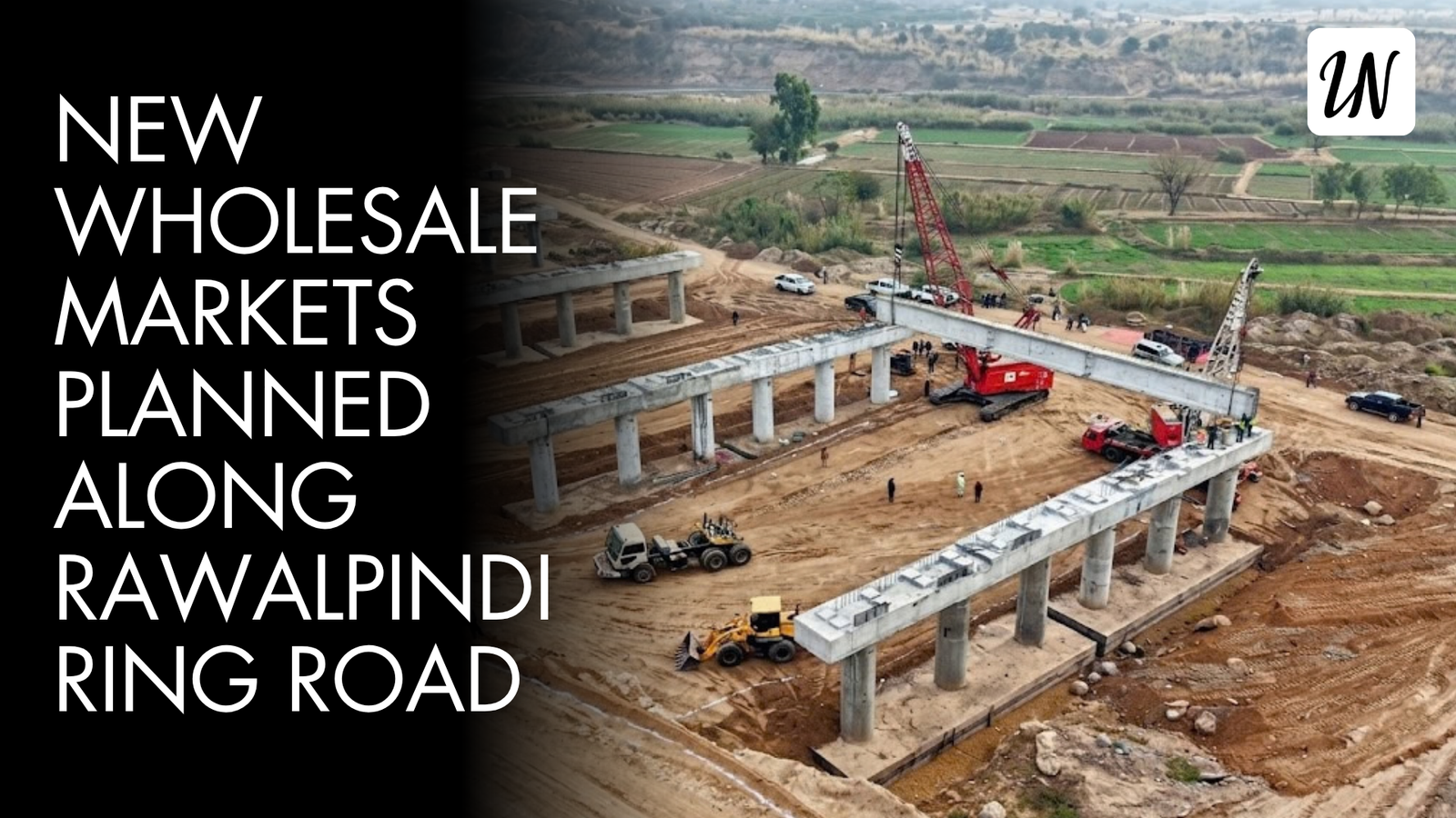 Rawalpindi Ring Road corridor with industrial development, wholesale market planning and improved commercial road connections.